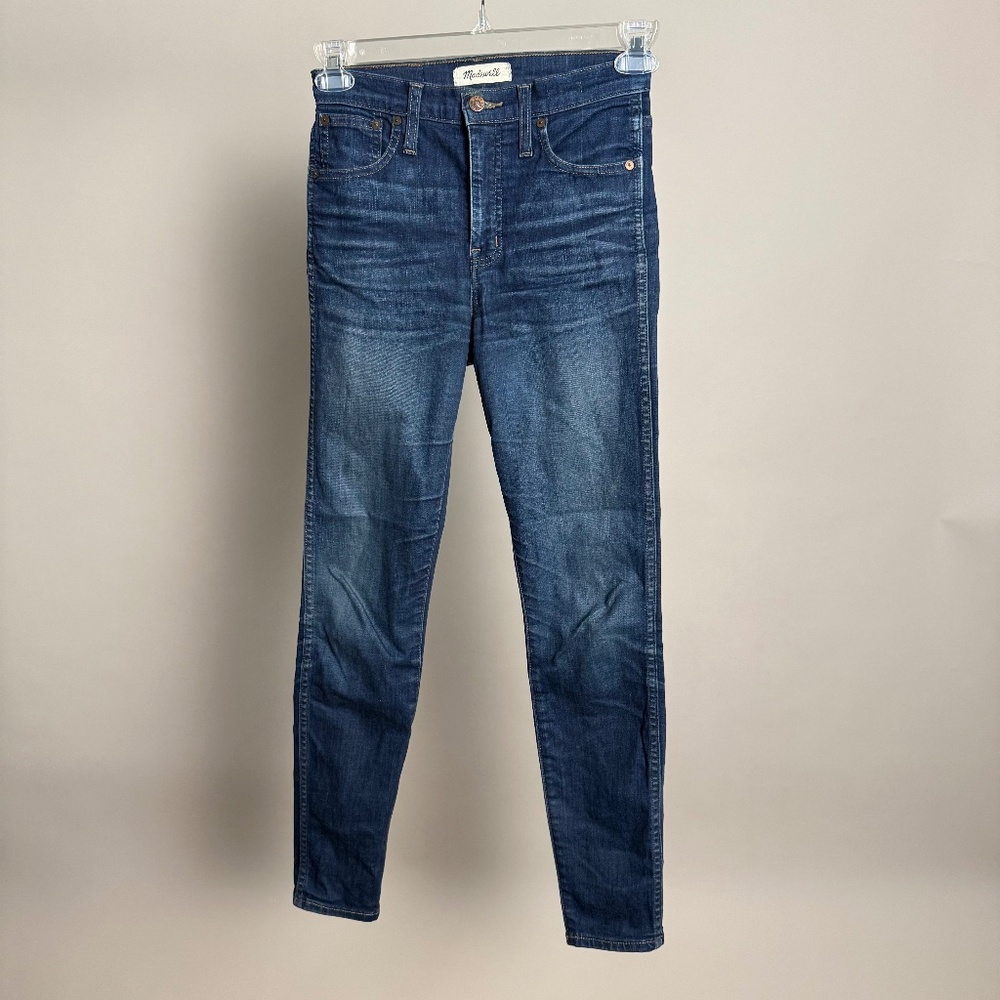 Madewell Jeans 10" Highriser Skinny Skinny Stretch Denim Size 25